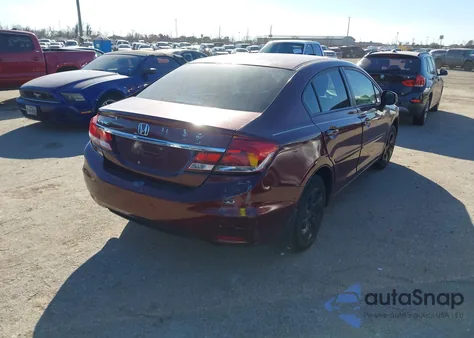 2013 Honda Civic Lx from USA, damaged, VIN 2HGFB2F50DH595826